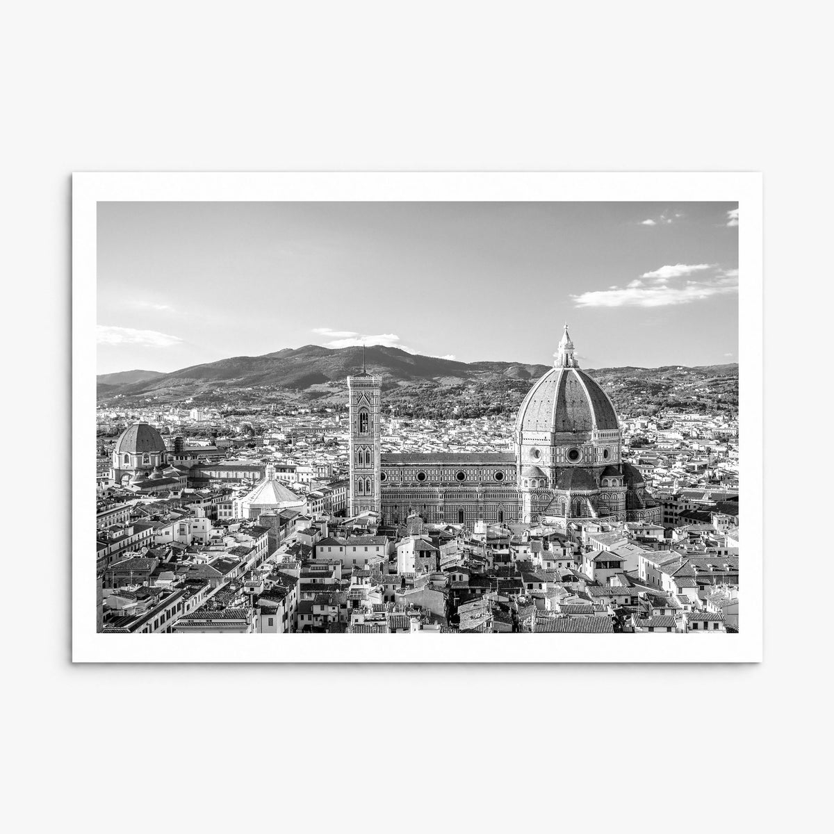 Florence Photo Poster, print only (unframed), white border
