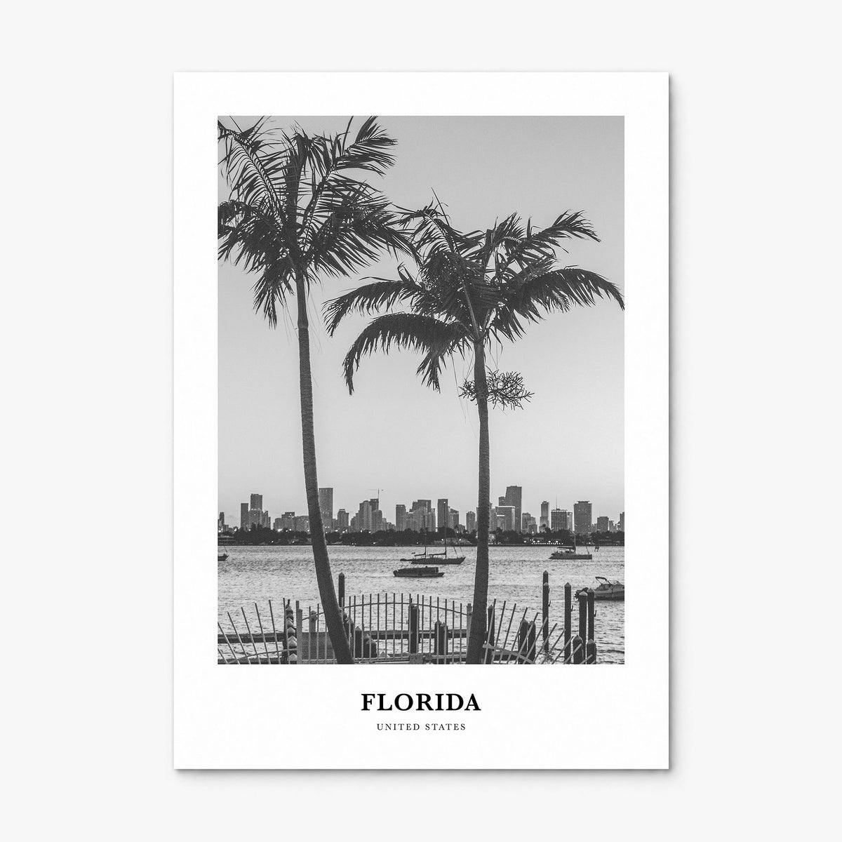 Florida Classic No 5 Poster, print only (unframed)