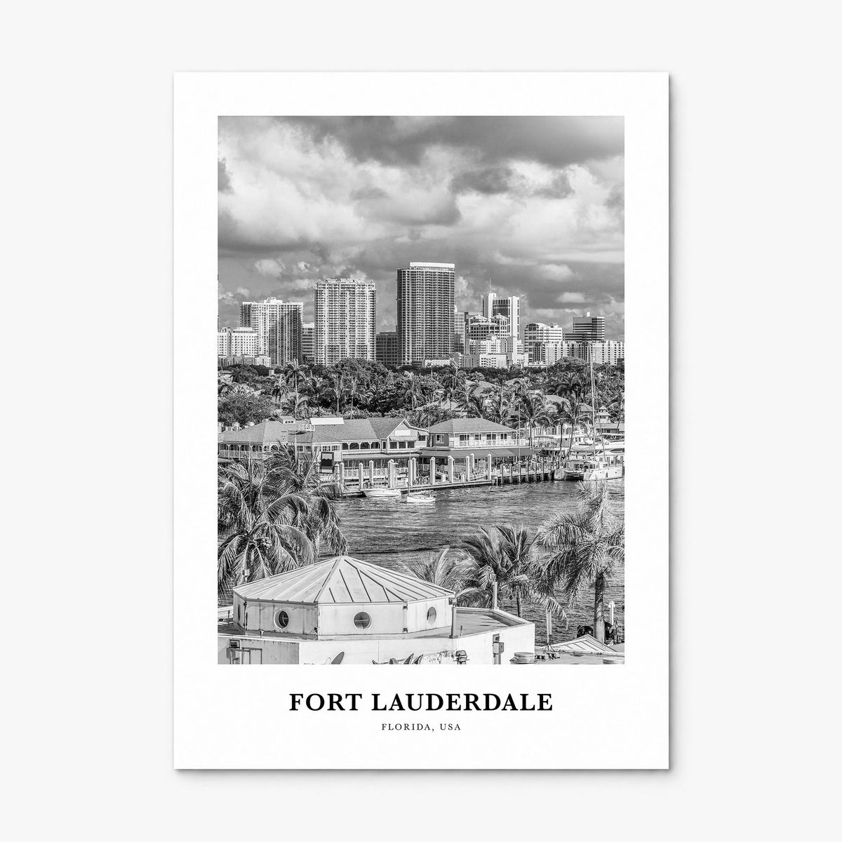 Fort Lauderdale Classic No 2 Poster, print only (unframed)