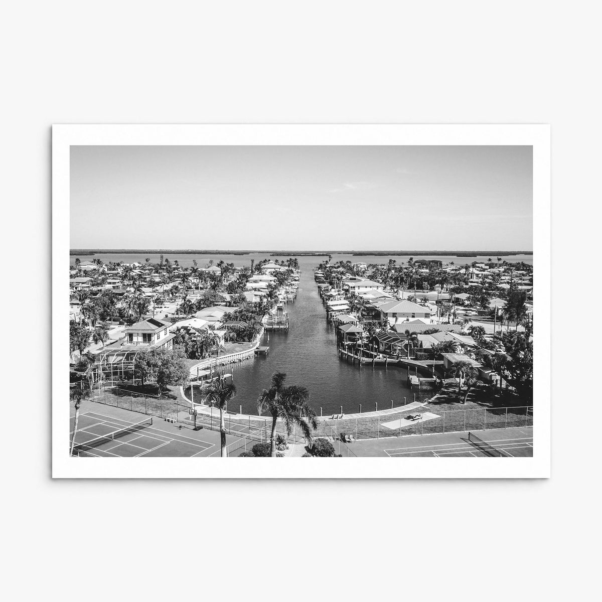 Fort Myers Photo Poster, print only (unframed), white border