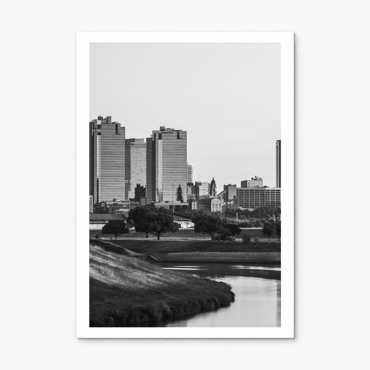 Fort Worth Photo No 1 Poster, print only (unframed), white border