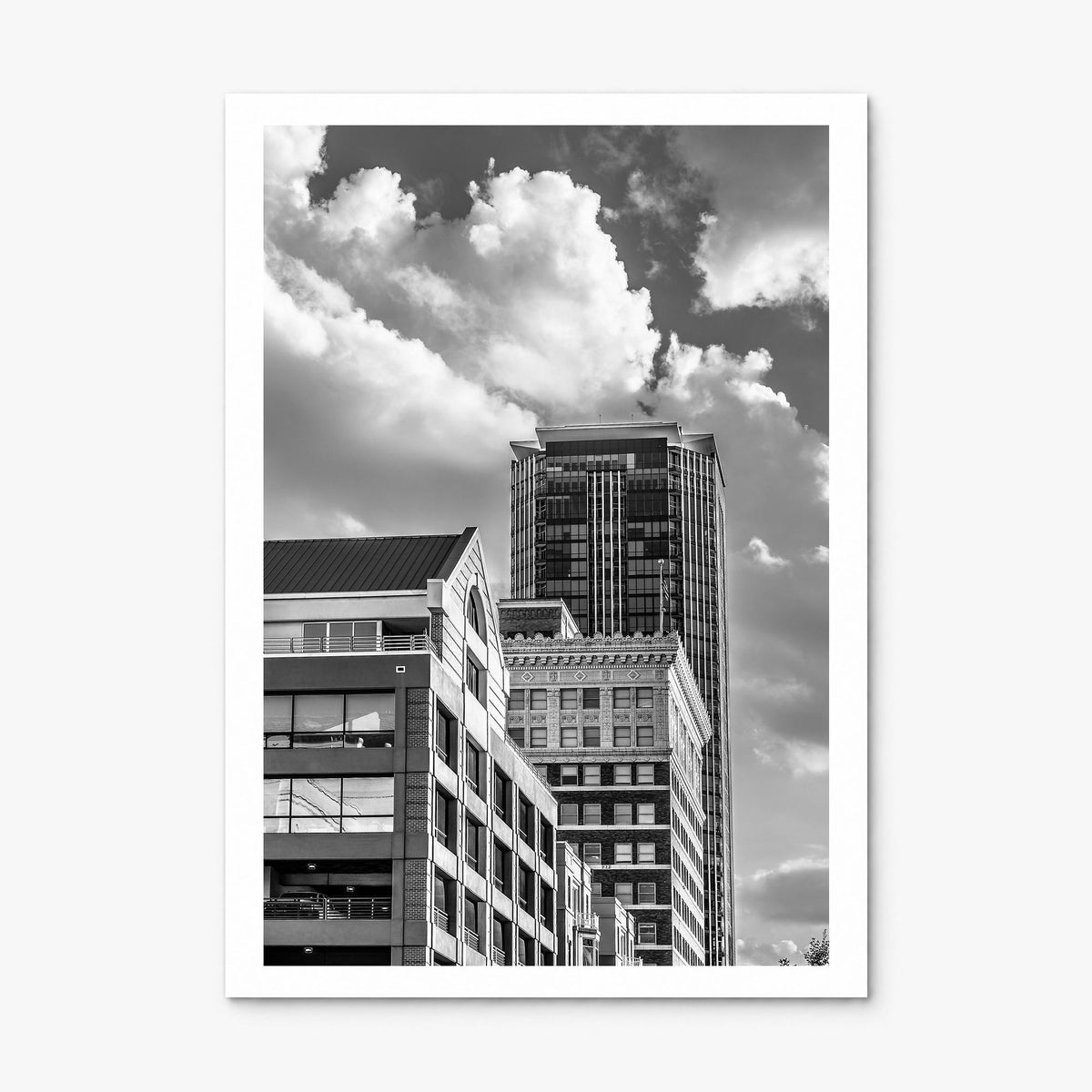 Fort Worth Photo No 2 Poster, print only (unframed), white border