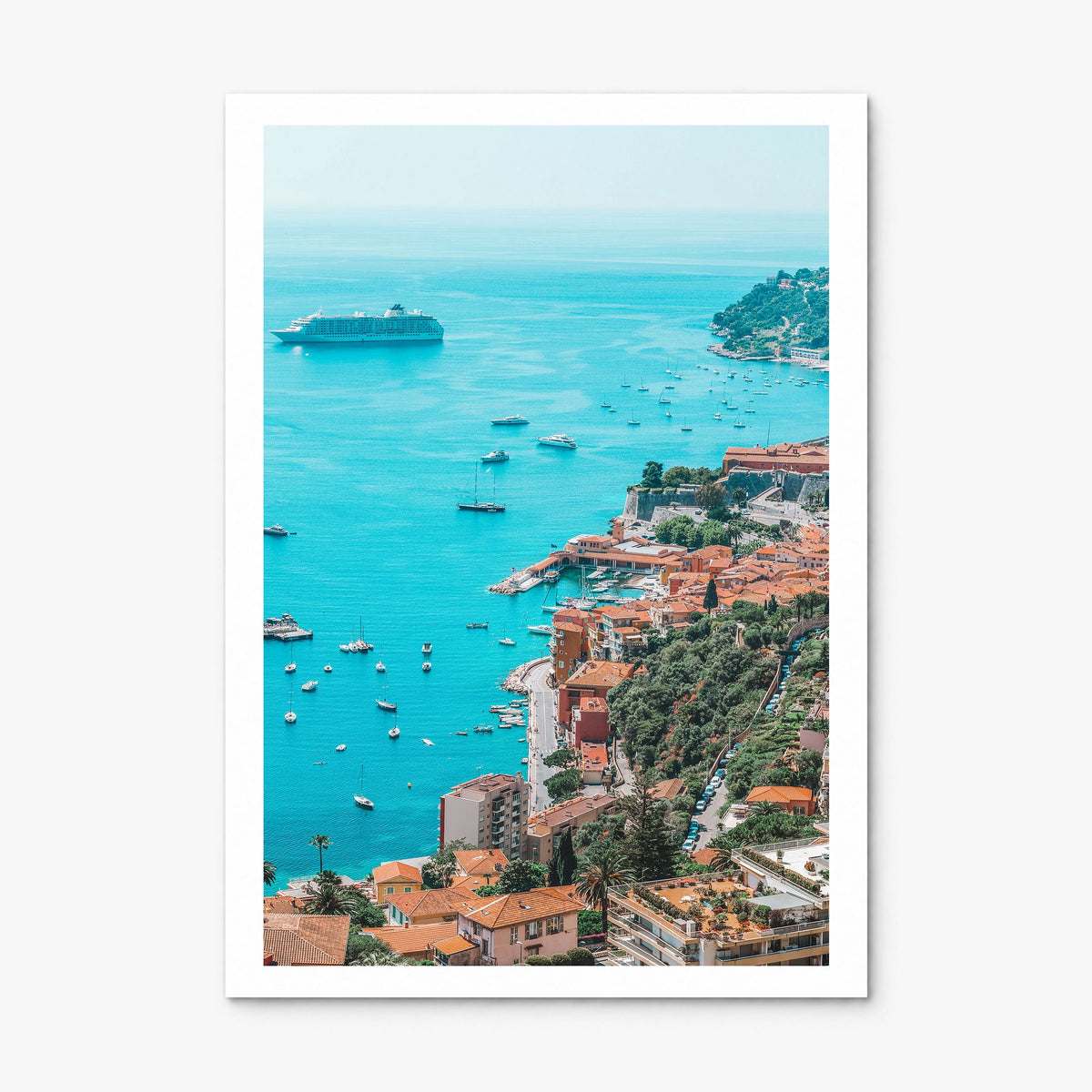 France Photo Poster, print only (unframed), white border