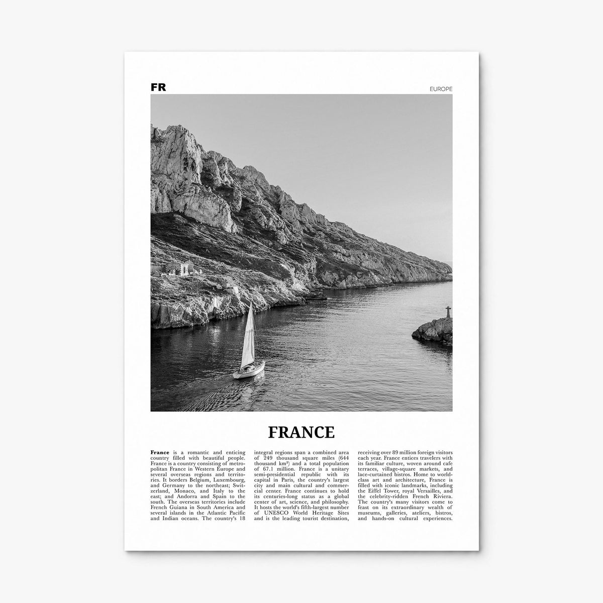 France Newspaper No 4 Poster, print only (unframed)