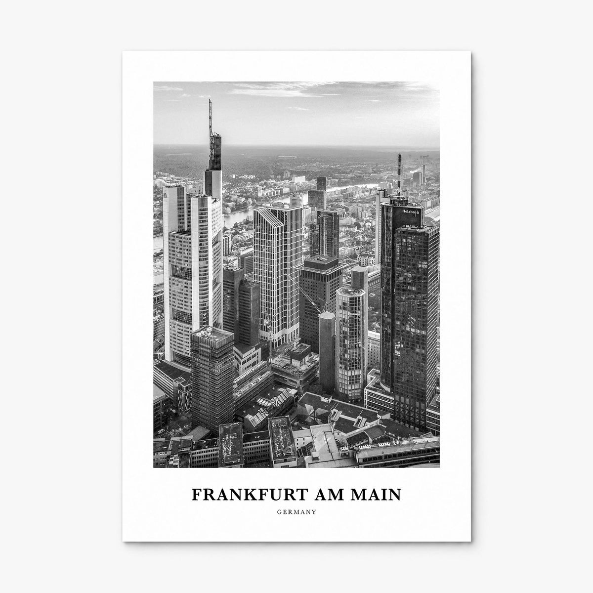 Frankfurt am Main Classic Poster, print only (unframed)