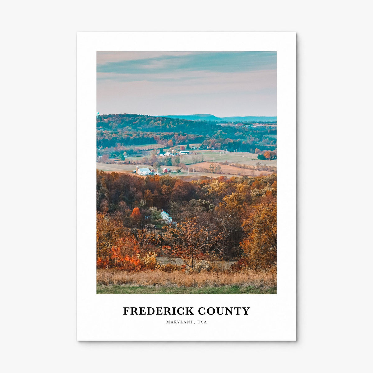Frederick County Classic Poster, print only (unframed)