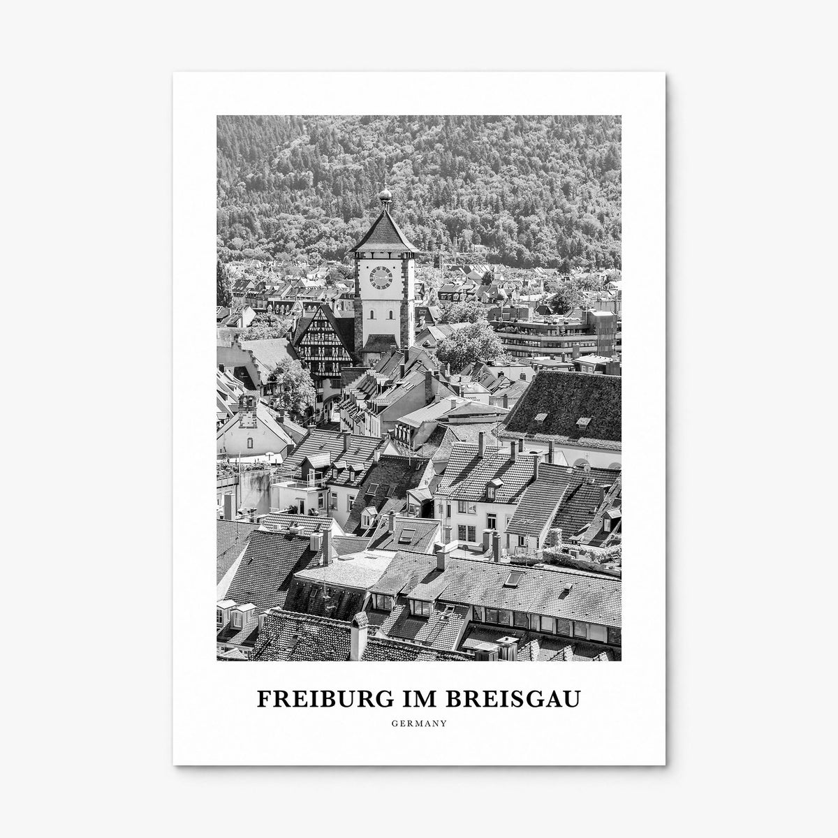 Freiburg im Breisgau Classic Poster, print only (unframed)