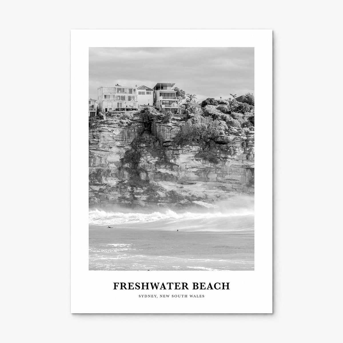 Freshwater Beach Classic Poster, print only (unframed)