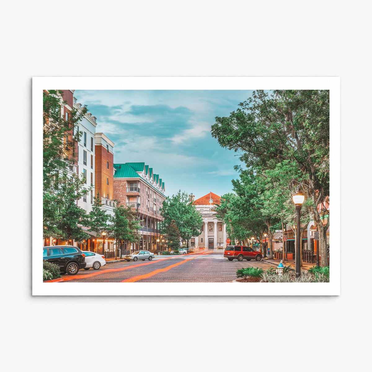 Gainesville Photo Poster, print only (unframed), white border