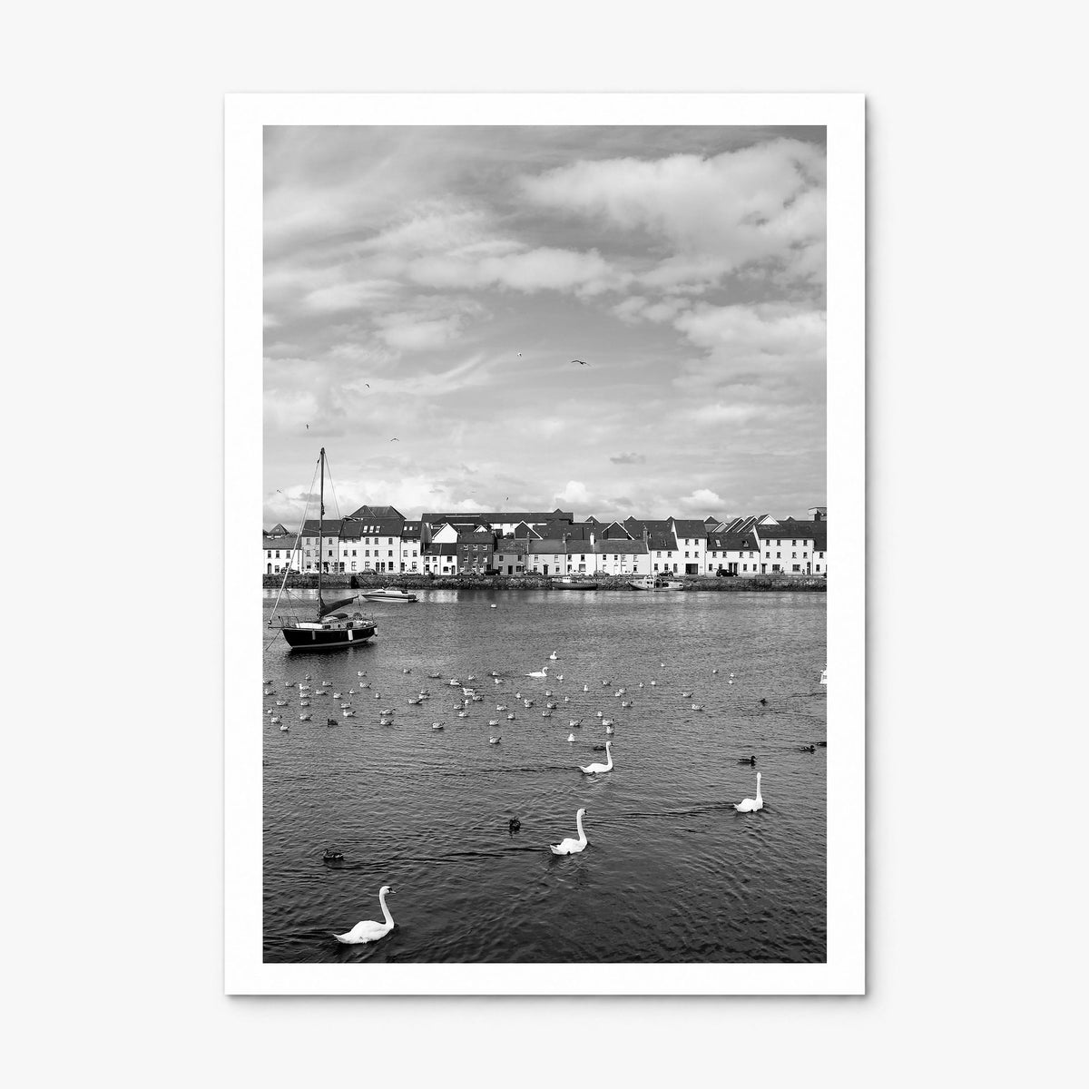 Galway Photo Poster, print only (unframed), white border