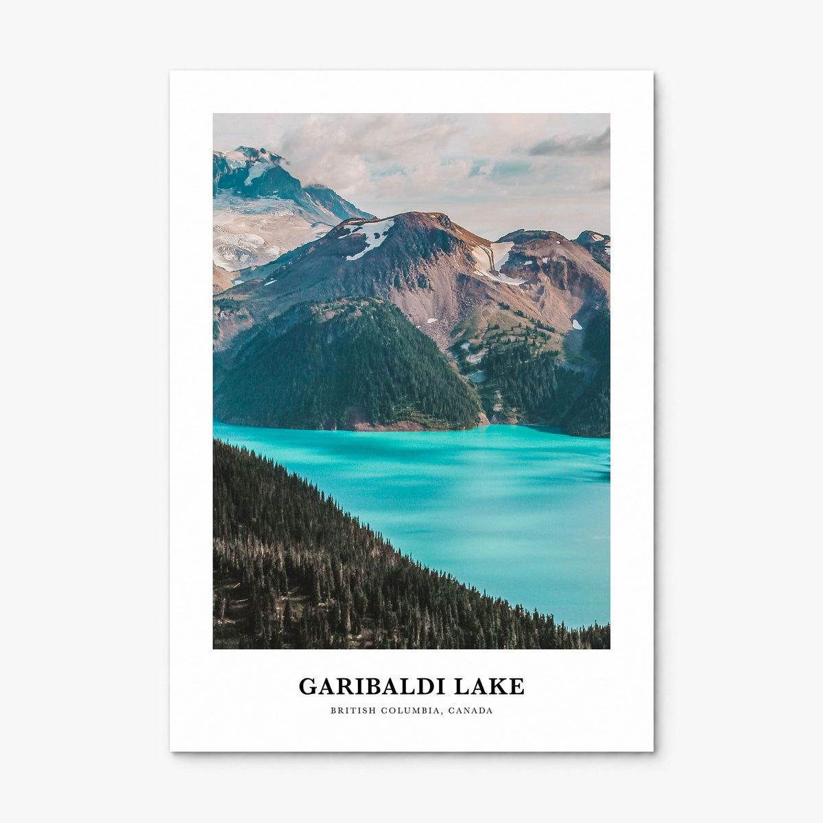 Garibaldi Lake Classic Poster, print only (unframed)