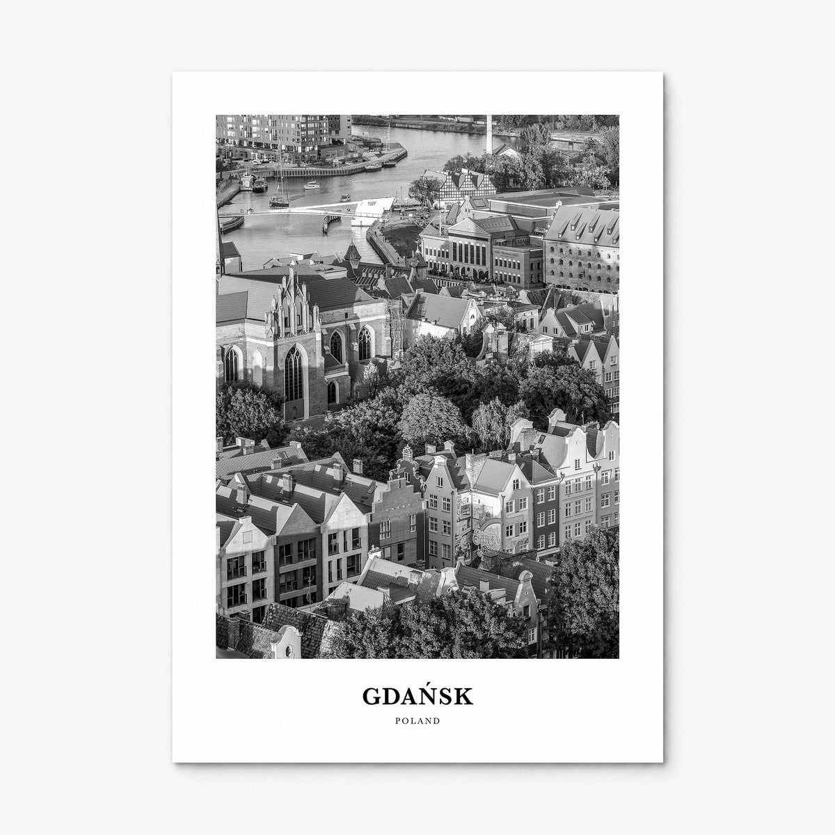 Gdańsk Classic Poster, print only (unframed)