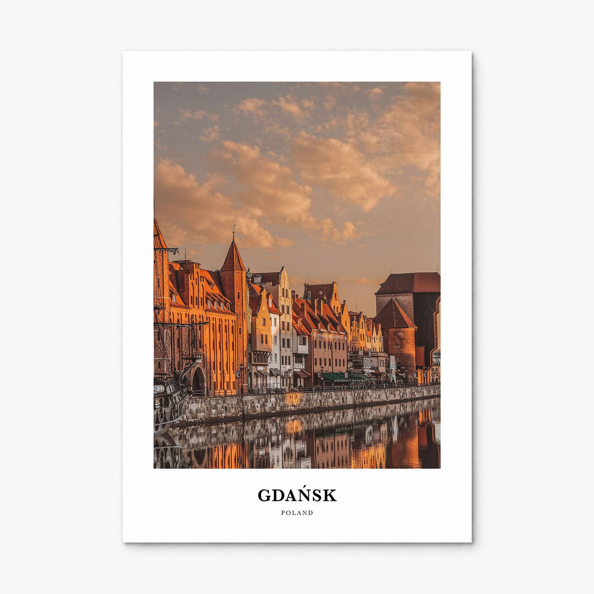 Gdańsk Classic Poster, print only (unframed)