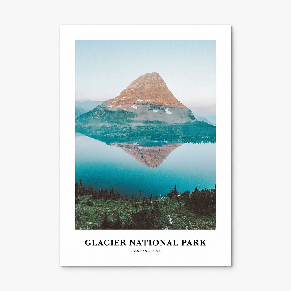 Glacier National Park Classic Poster, print only (unframed)