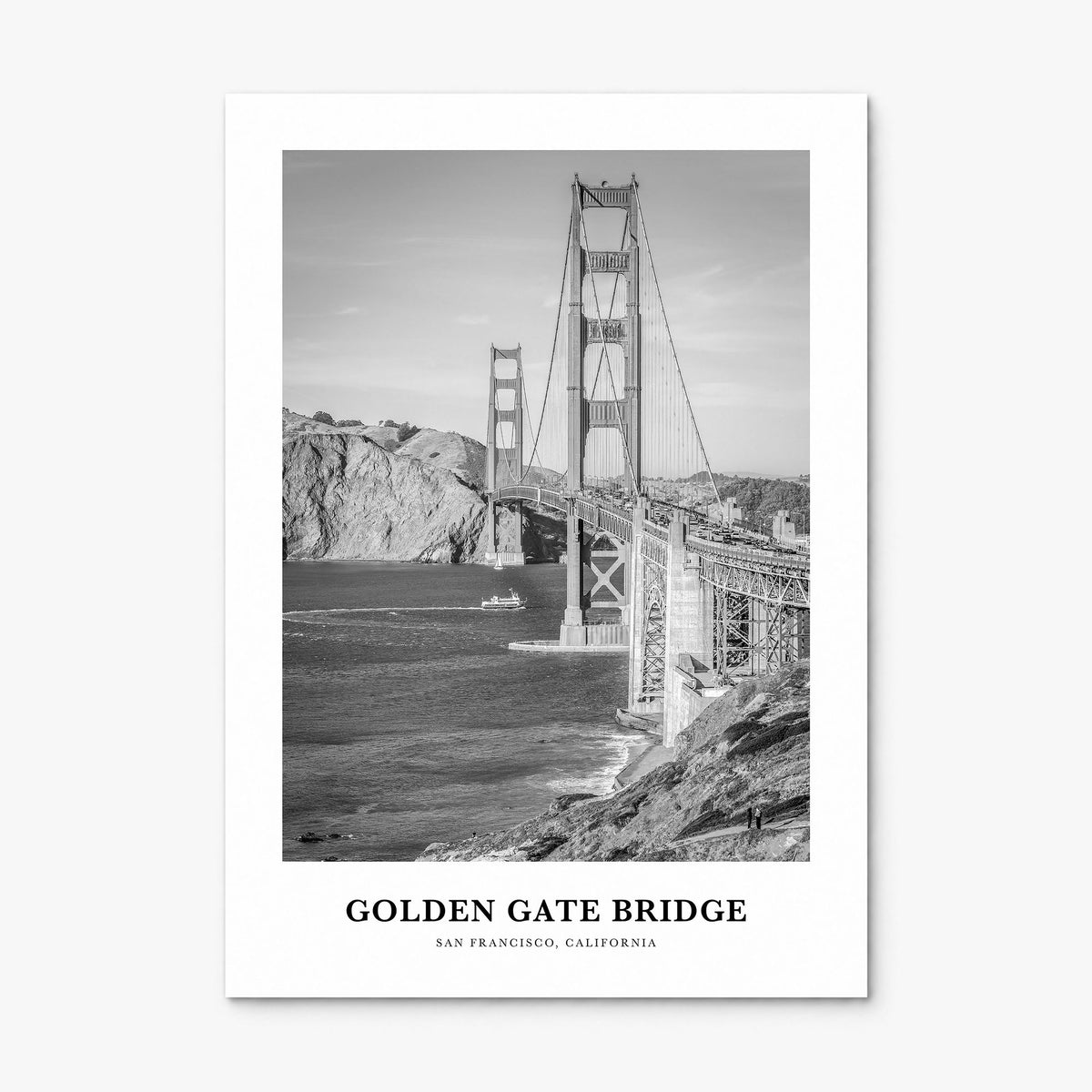 Golden Gate Bridge Classic Poster, print only (unframed)