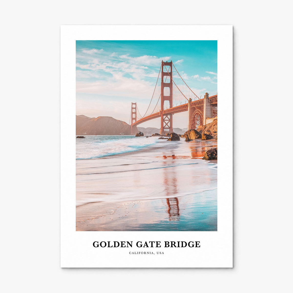 Golden Gate Bridge Classic Poster, print only (unframed)