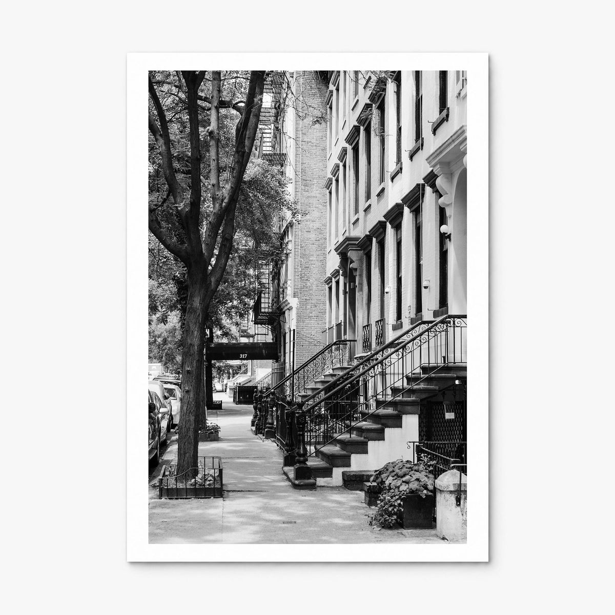 Gramercy Park Photo Poster, print only (unframed), white border