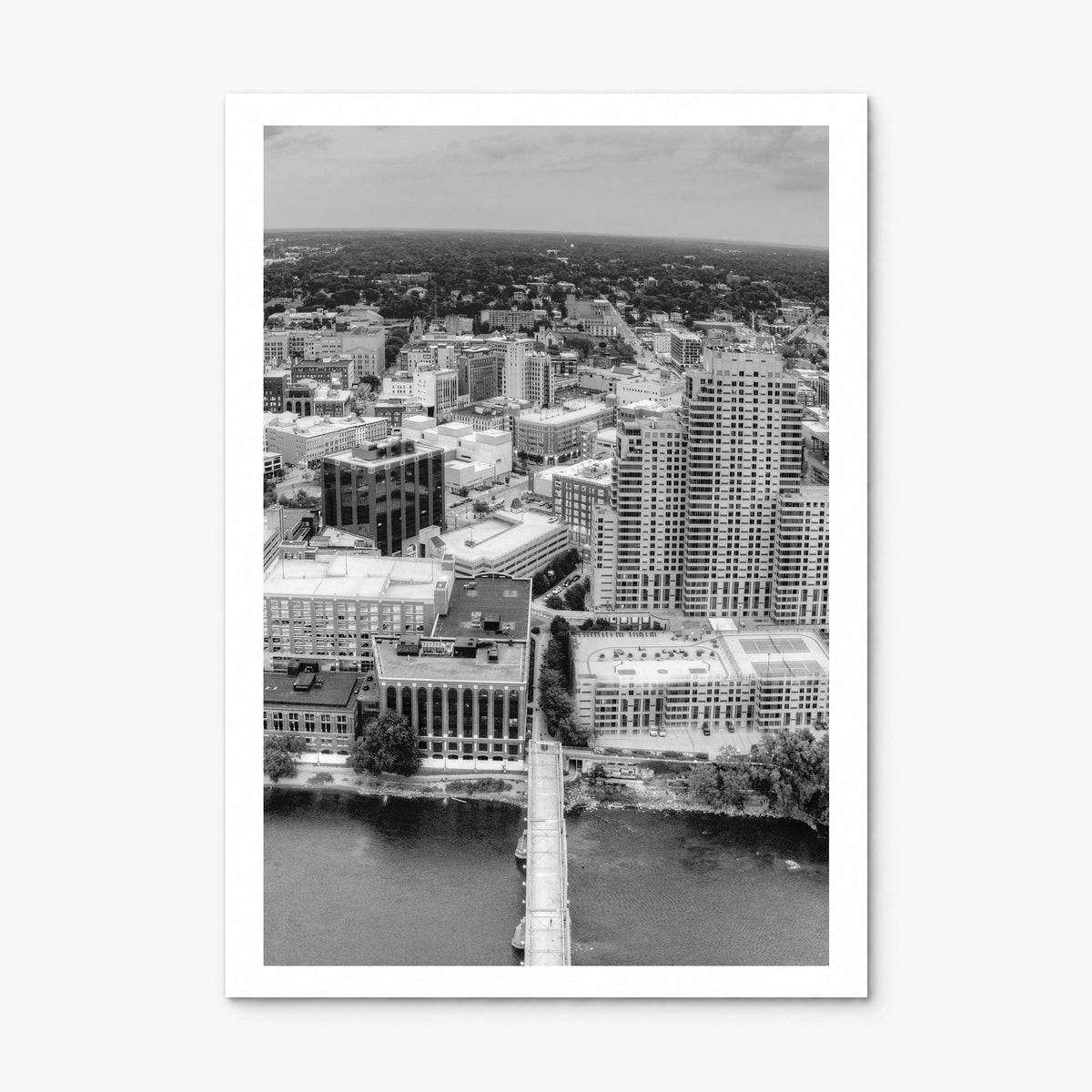 Grand Rapids Photo Poster, print only (unframed), white border