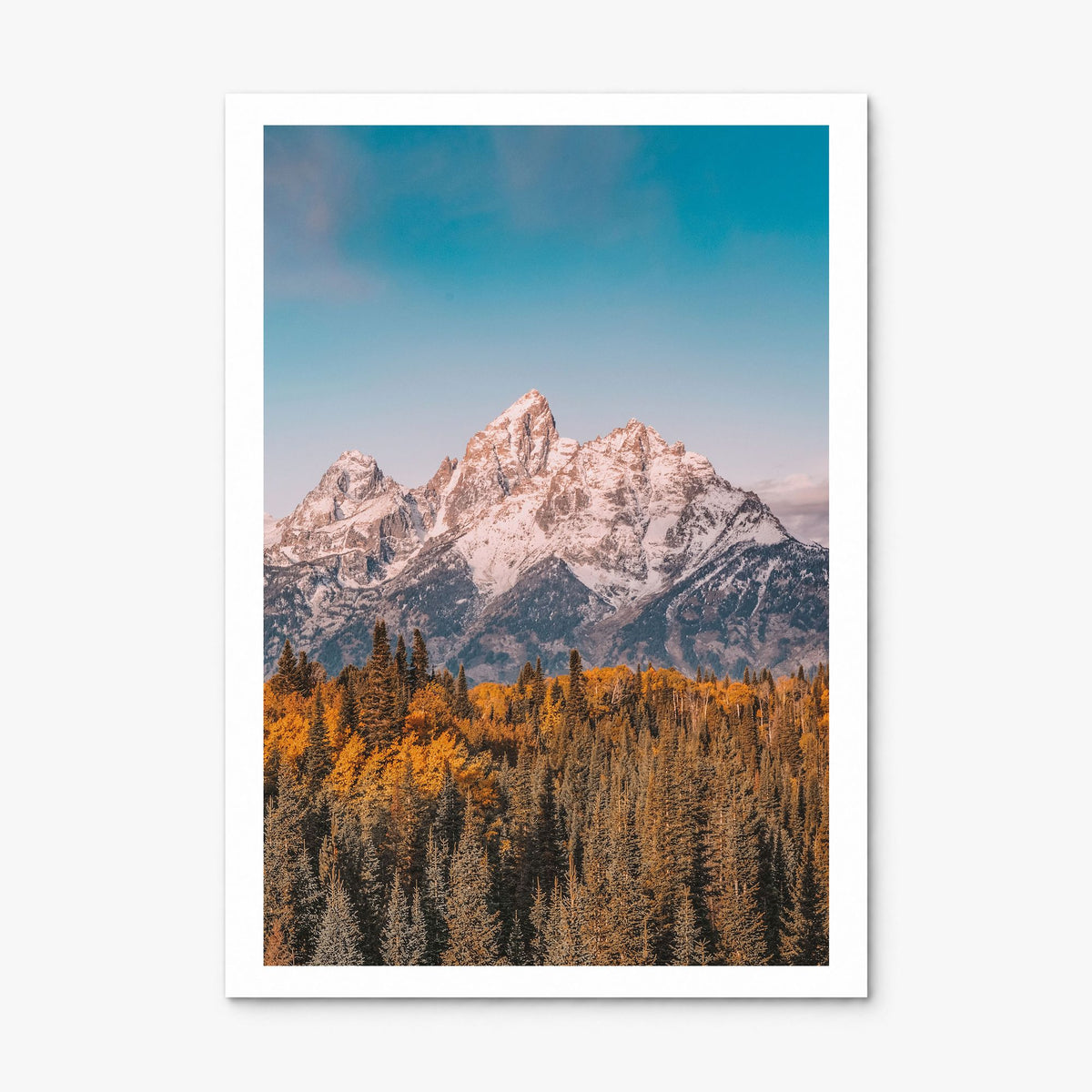 Grand Teton National Park Photo No 1 Poster, print only (unframed), white border