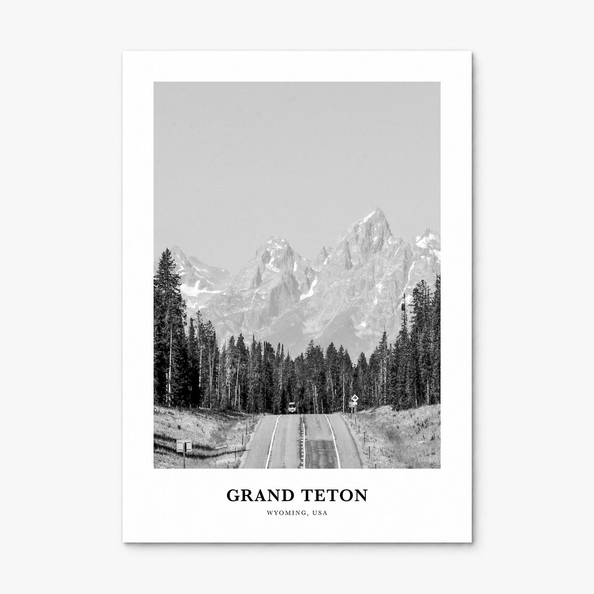 Grand Teton National Park Classic No 2 Poster, print only (unframed)