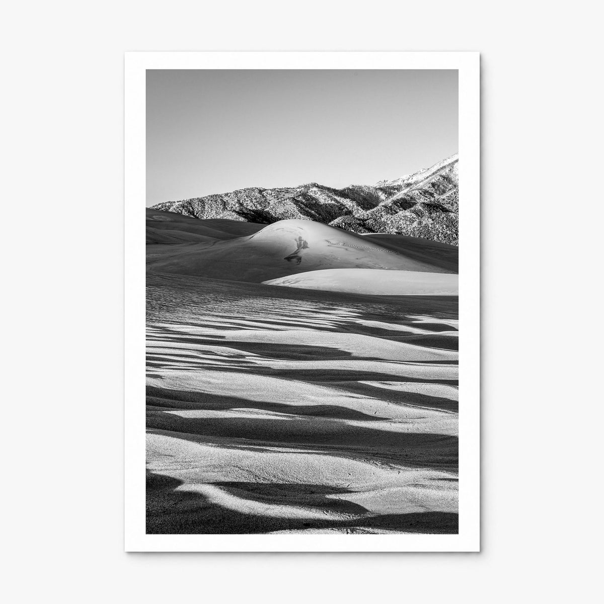 Great Sand Dunes National Park Photo Poster, print only (unframed), white border