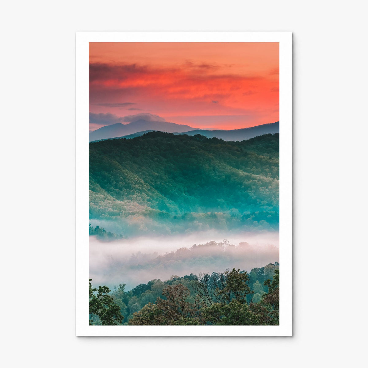 Great Smoky Mountains National Park Photo No 2 Poster, print only (unframed), white border
