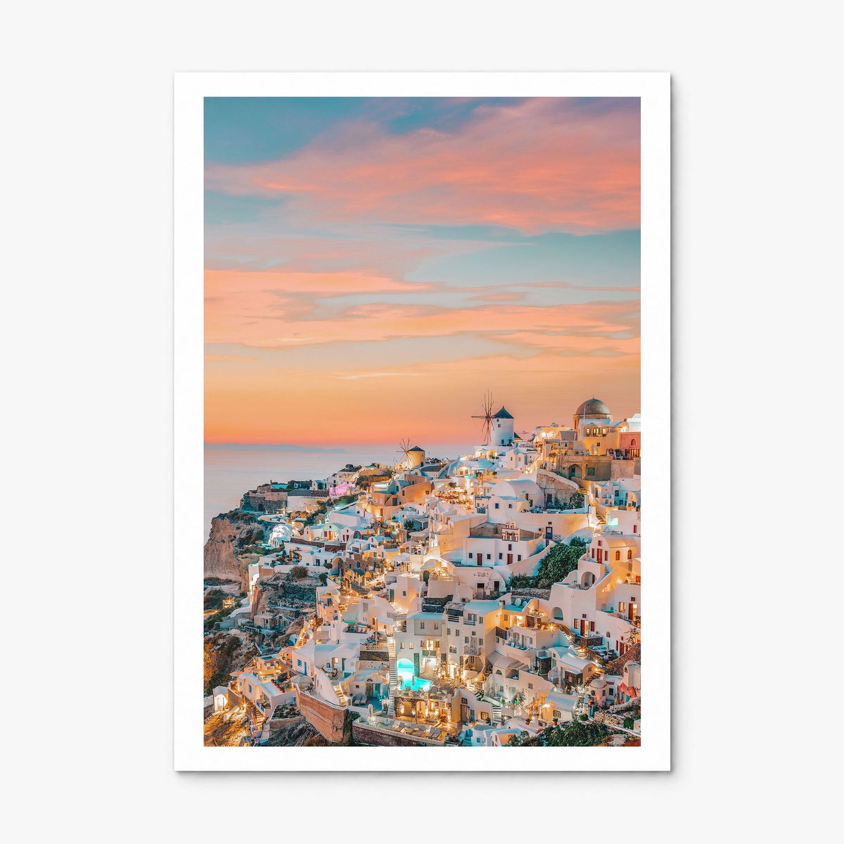 Greece Photo No 1 Poster, print only (unframed), white border