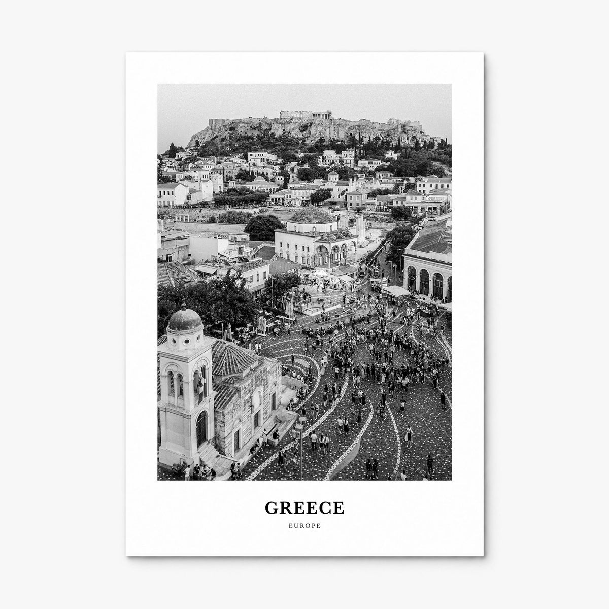 Greece Classic No 1 Poster, print only (unframed)
