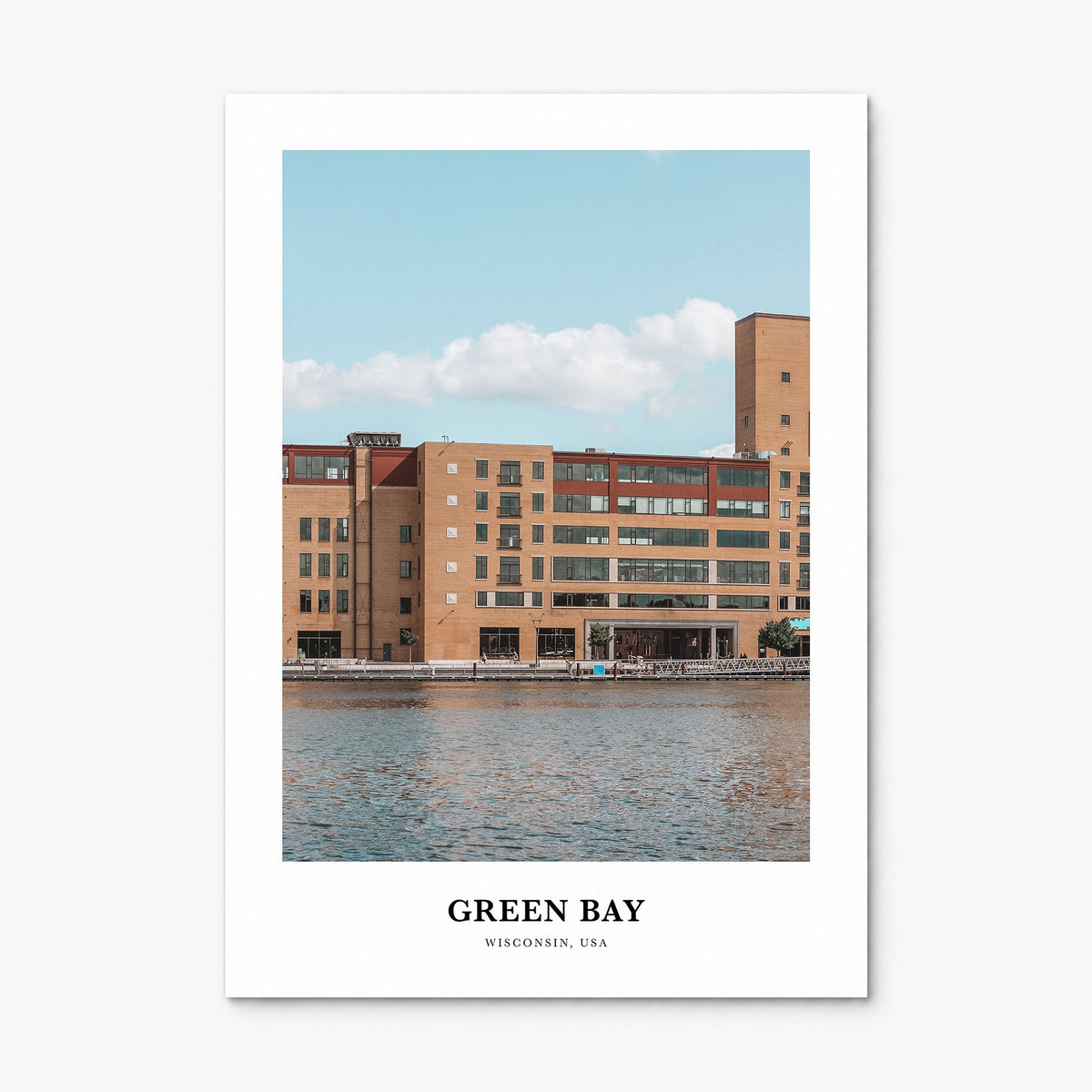 Green Bay Classic Poster, print only (unframed)
