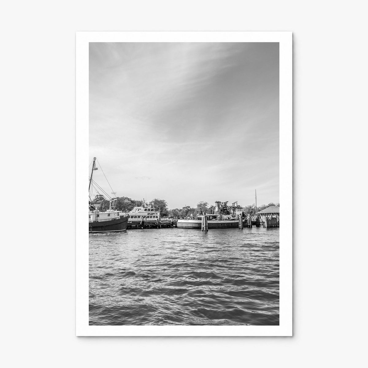 Greenport Photo Poster, print only (unframed), white border