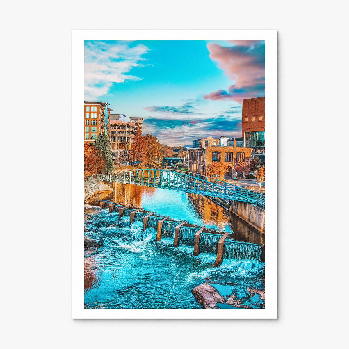 Greenville, South Carolina Photo No 1 Poster, print only (unframed), white border