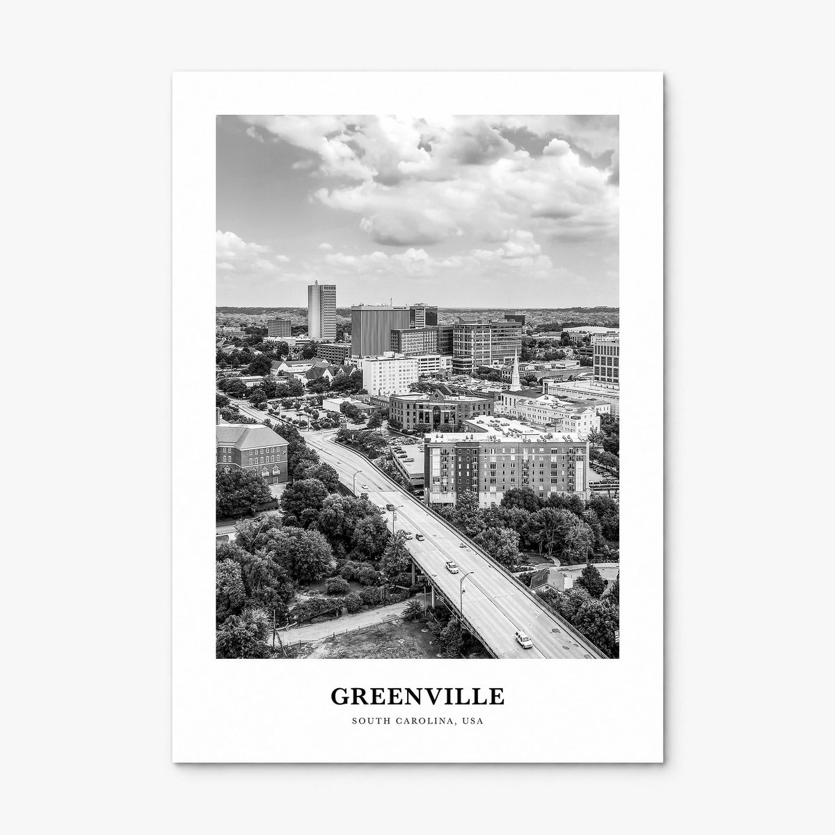 Greenville, South Carolina Classic No 2 Poster, print only (unframed)