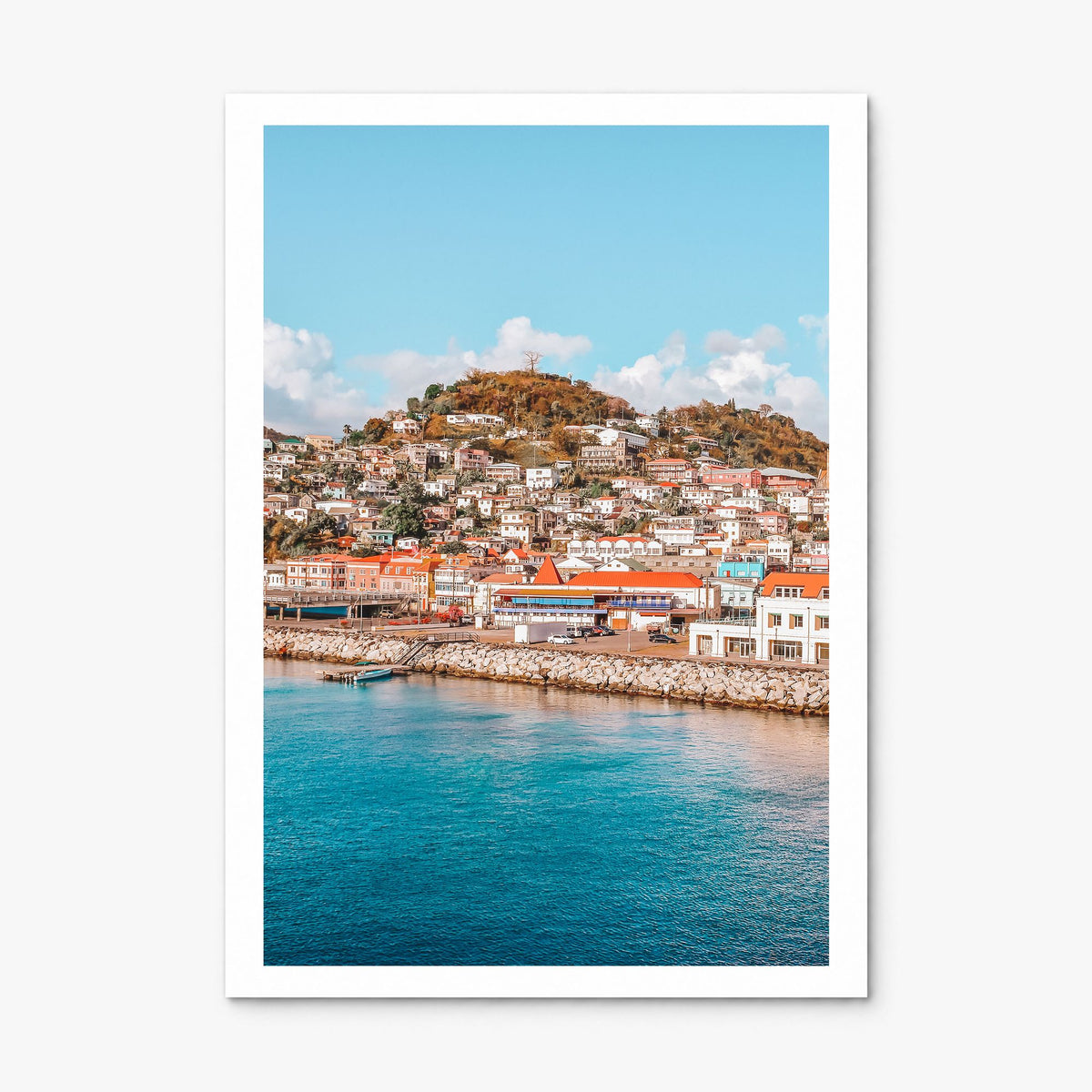 Grenada Photo Poster, print only (unframed), white border