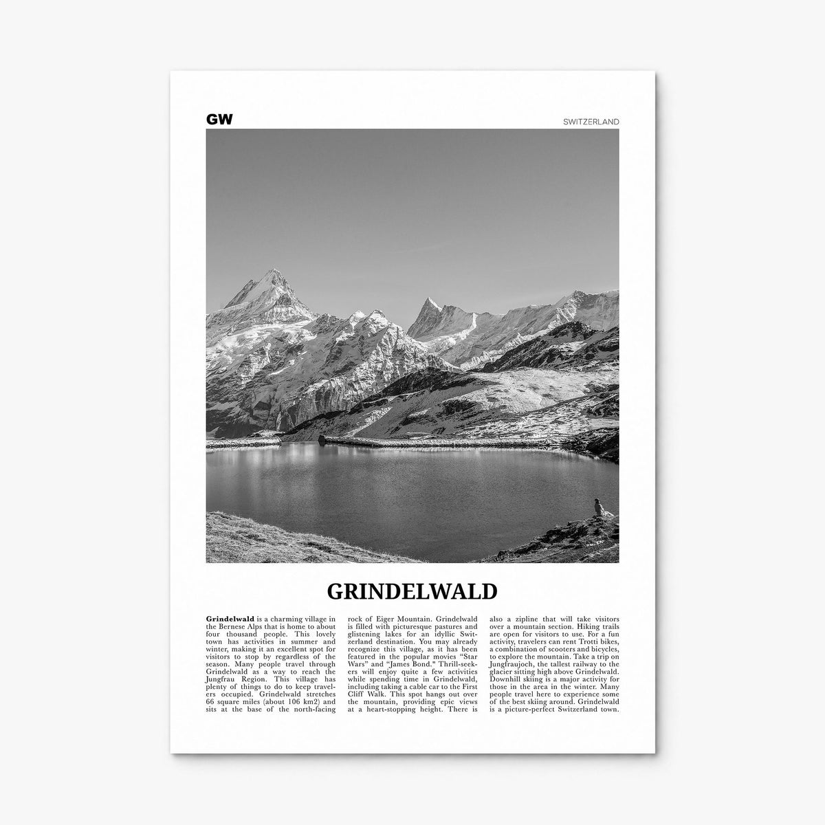 Grindelwald Newspaper Poster, print only (unframed)