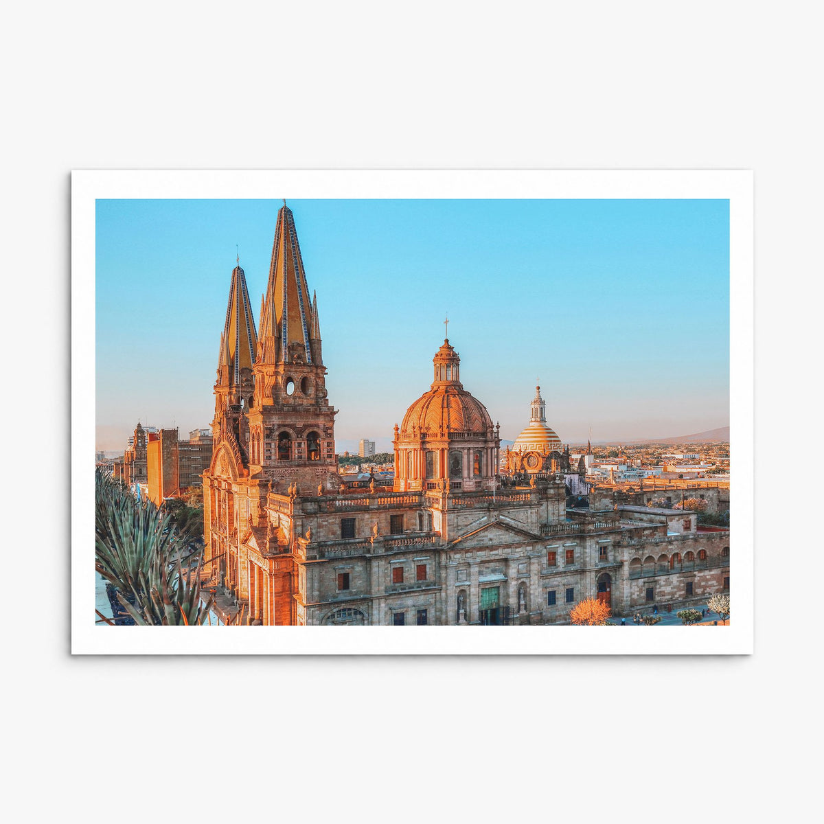 Guadalajara Photo Poster, print only (unframed), white border