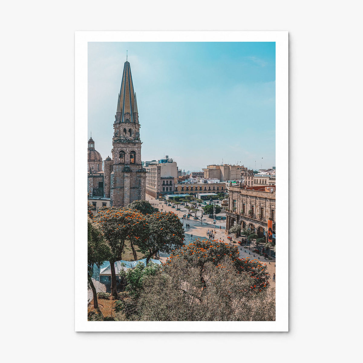 Guadalajara Photo Poster, print only (unframed), white border