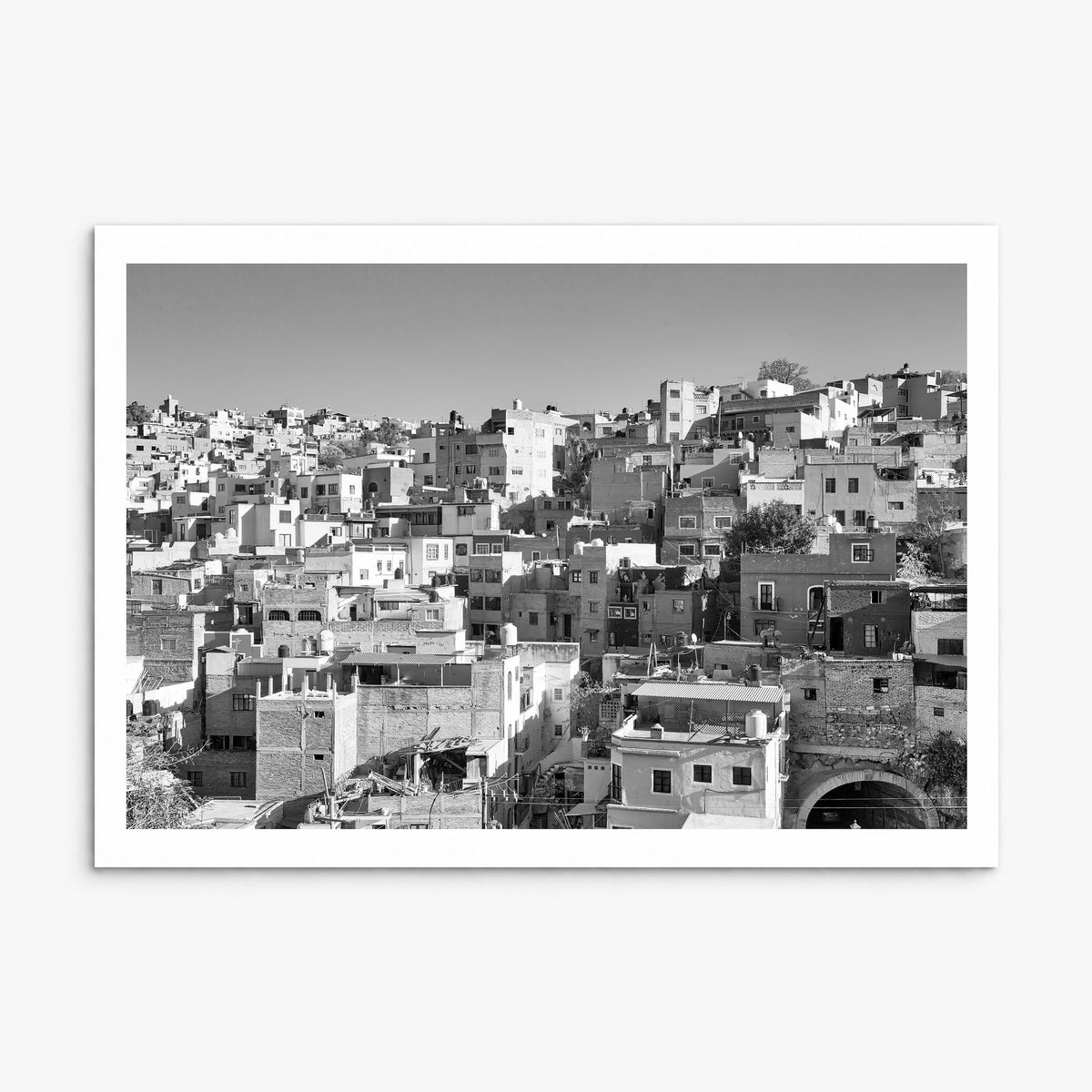 Guanajuato City Photo Poster, print only (unframed), white border