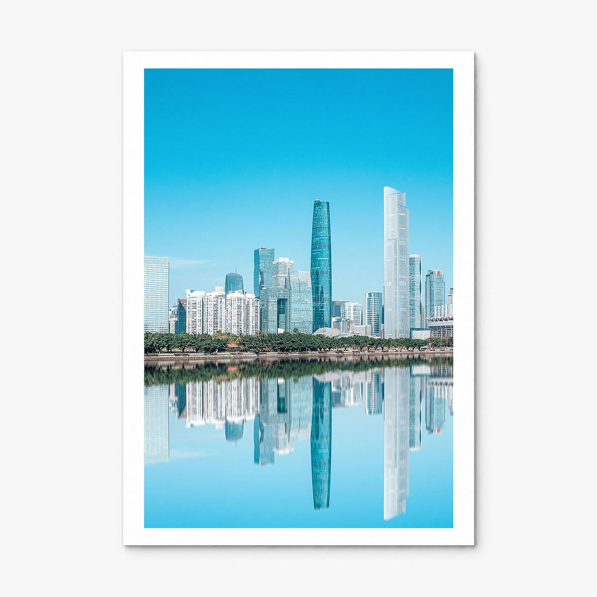 Guangzhou Photo Poster, print only (unframed), white border