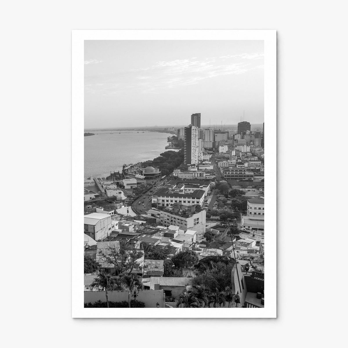 Guayaquil Photo Poster, print only (unframed), white border