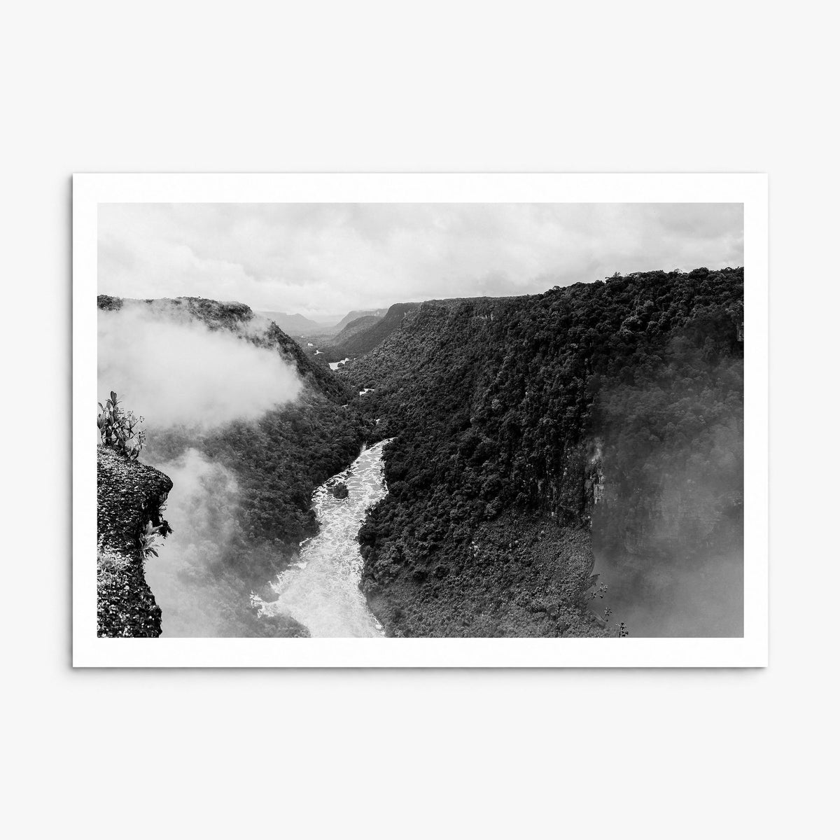 Guyana Photo Poster, print only (unframed), white border