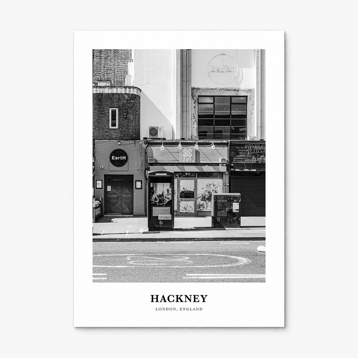 Hackney Classic Poster, print only (unframed)