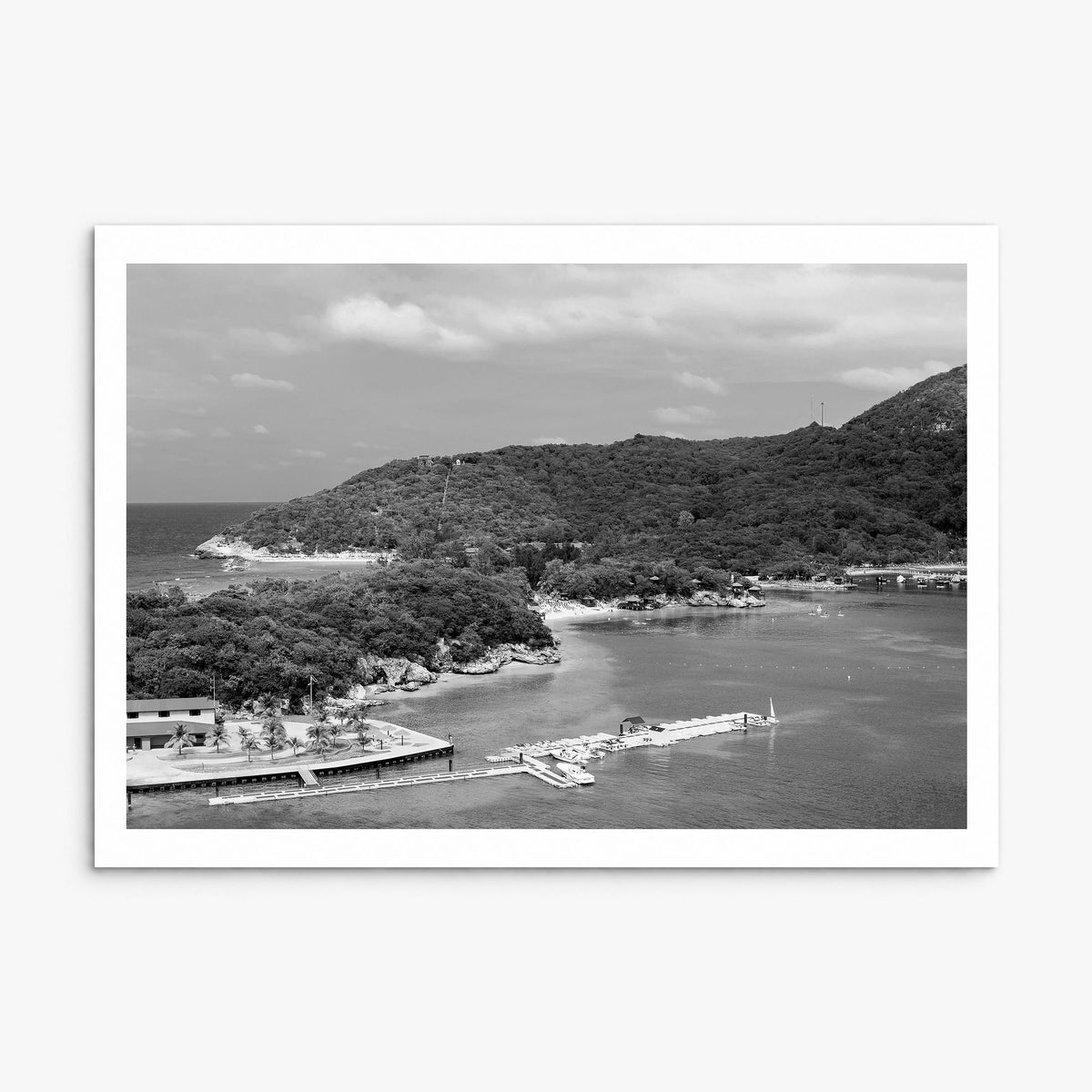 Haiti Photo Poster, print only (unframed), white border