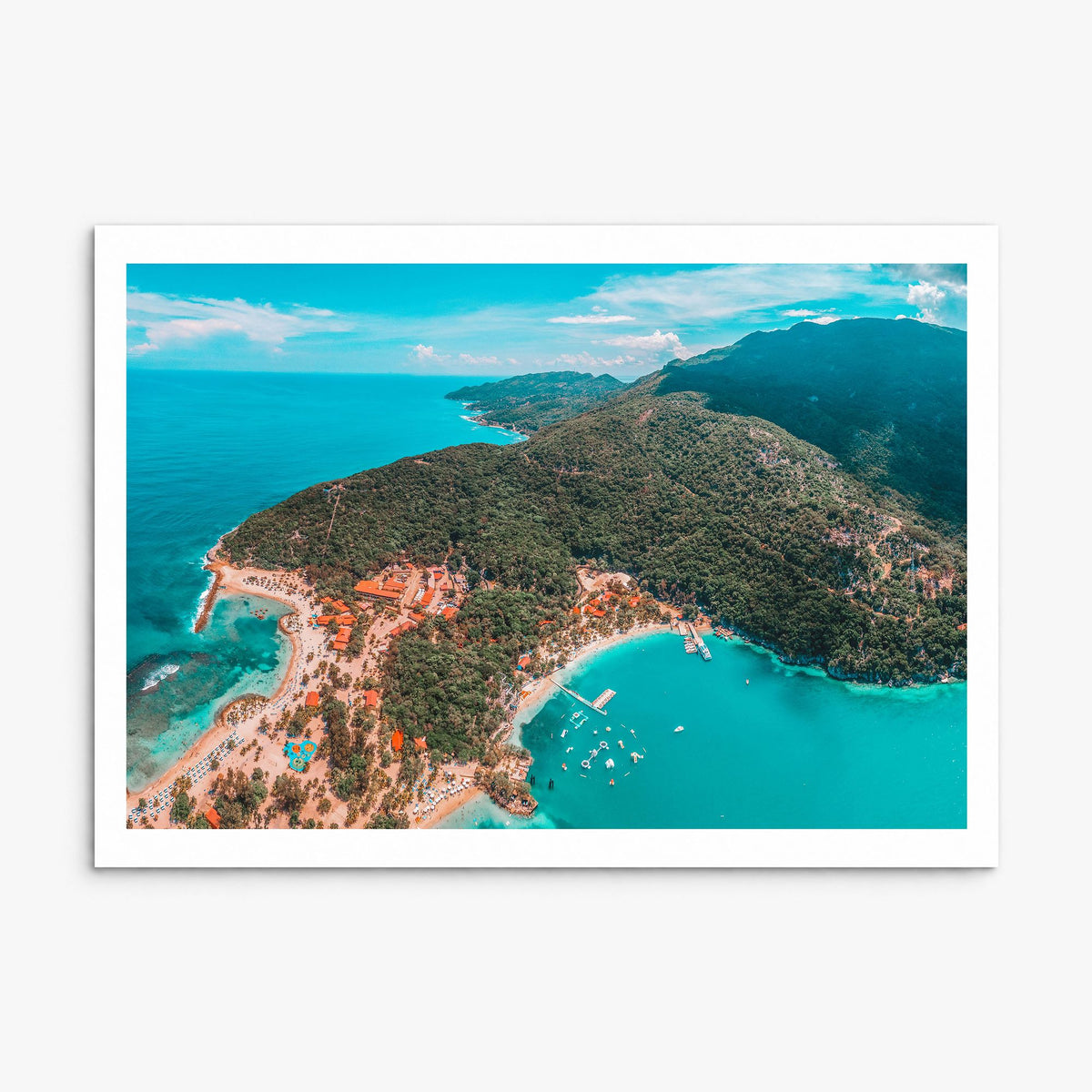 Haiti Photo Poster, print only (unframed), white border