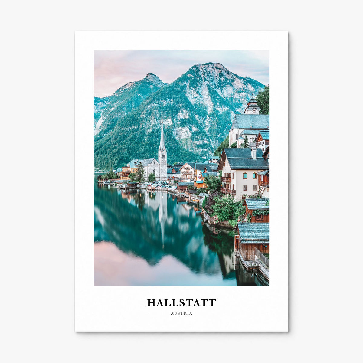Hallstatt Classic Poster, print only (unframed)
