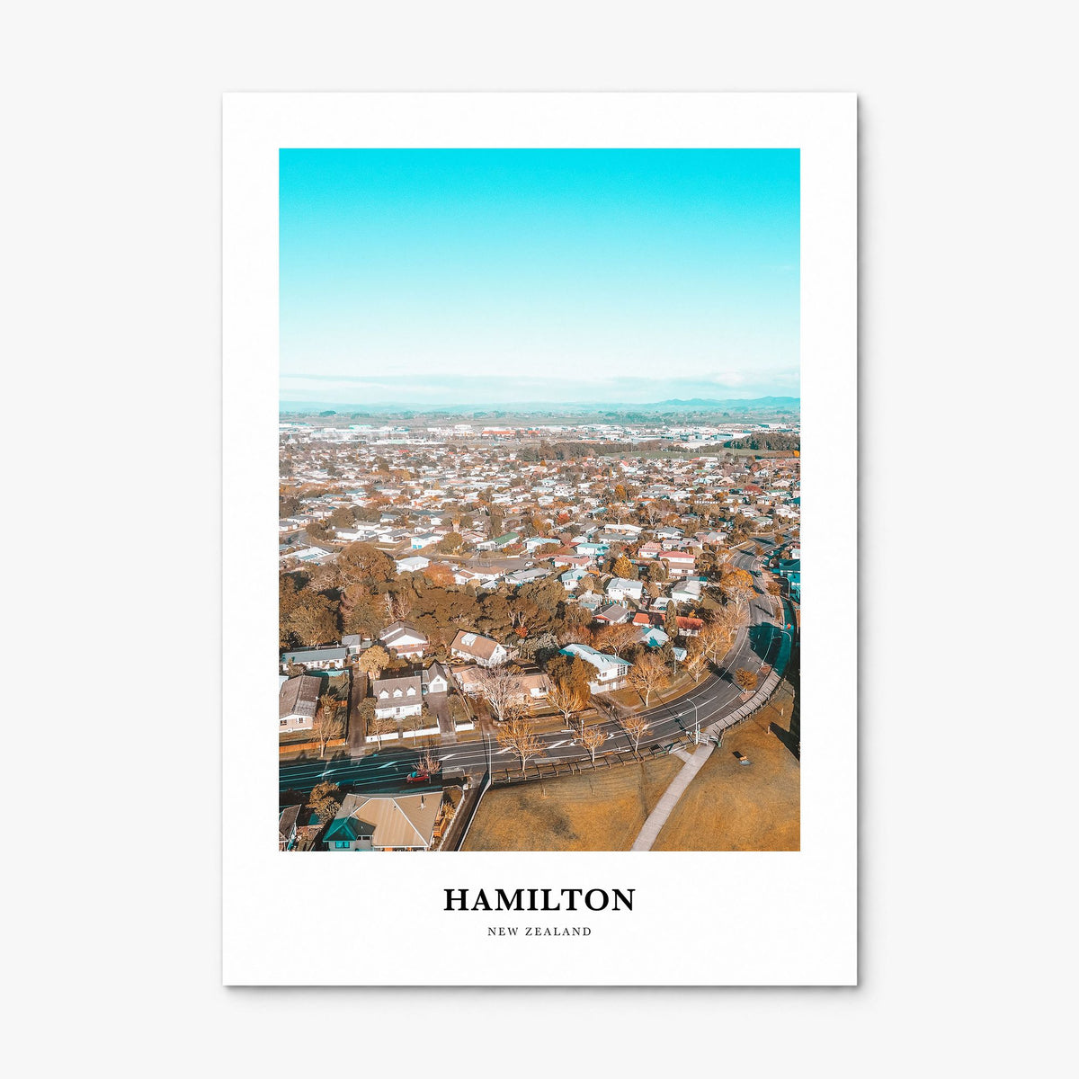 Hamilton, New Zealand Classic Poster, print only (unframed)