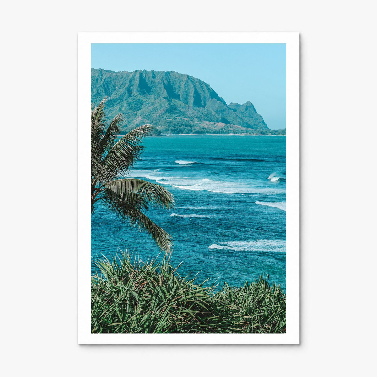 Hanalei Photo Poster, print only (unframed), white border
