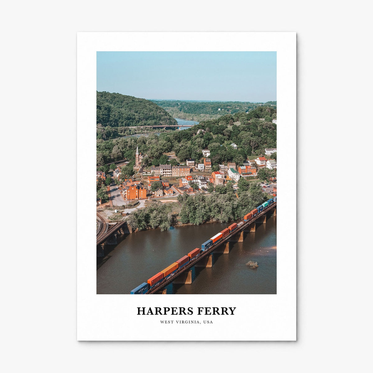Harpers Ferry Classic Poster, print only (unframed)