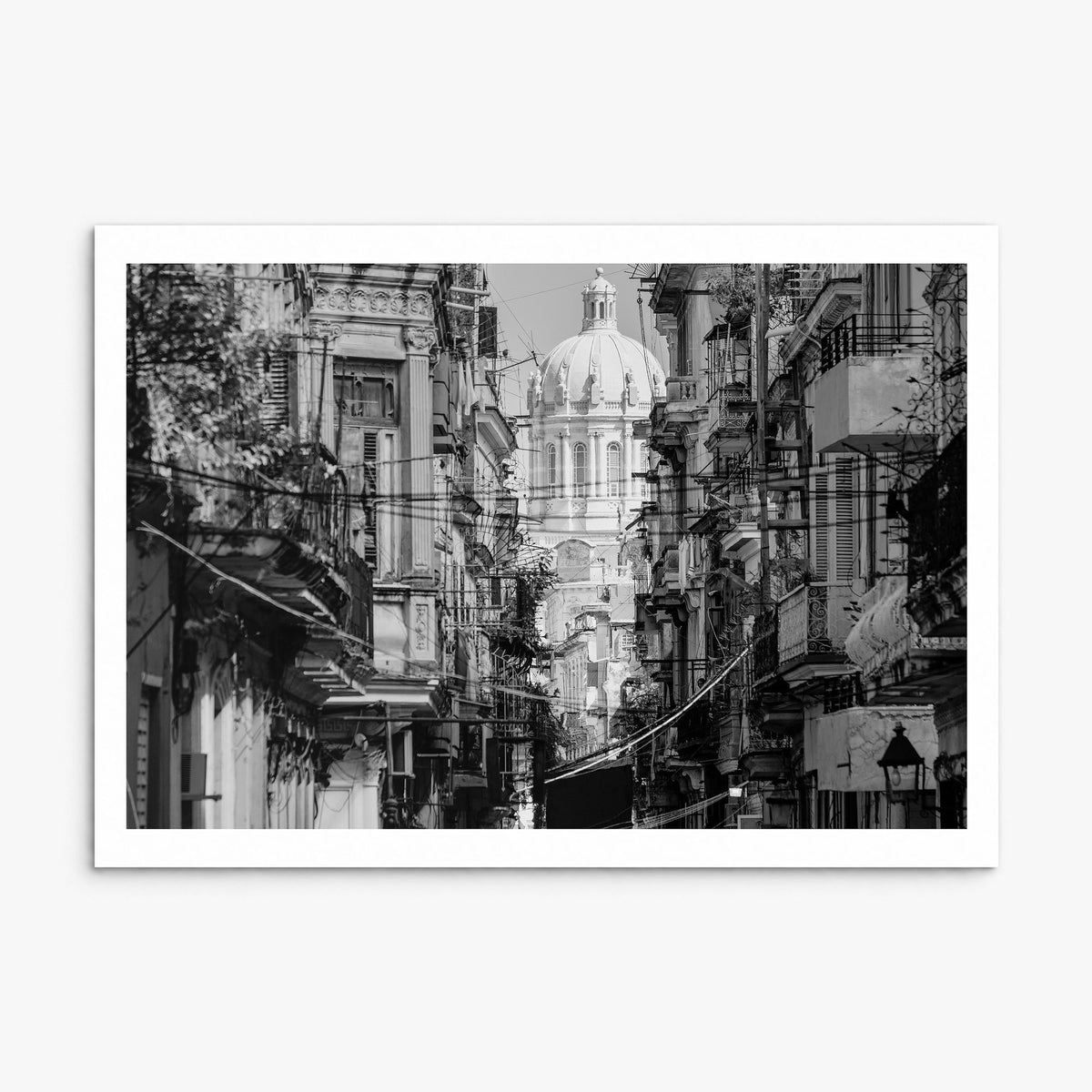 Havana Photo Poster, print only (unframed), white border