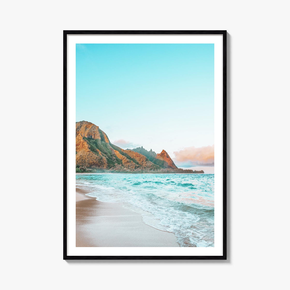 Hawaii no. 1 colorful photo poster of United States – vertical wall art, unframed print shown in interior mockup