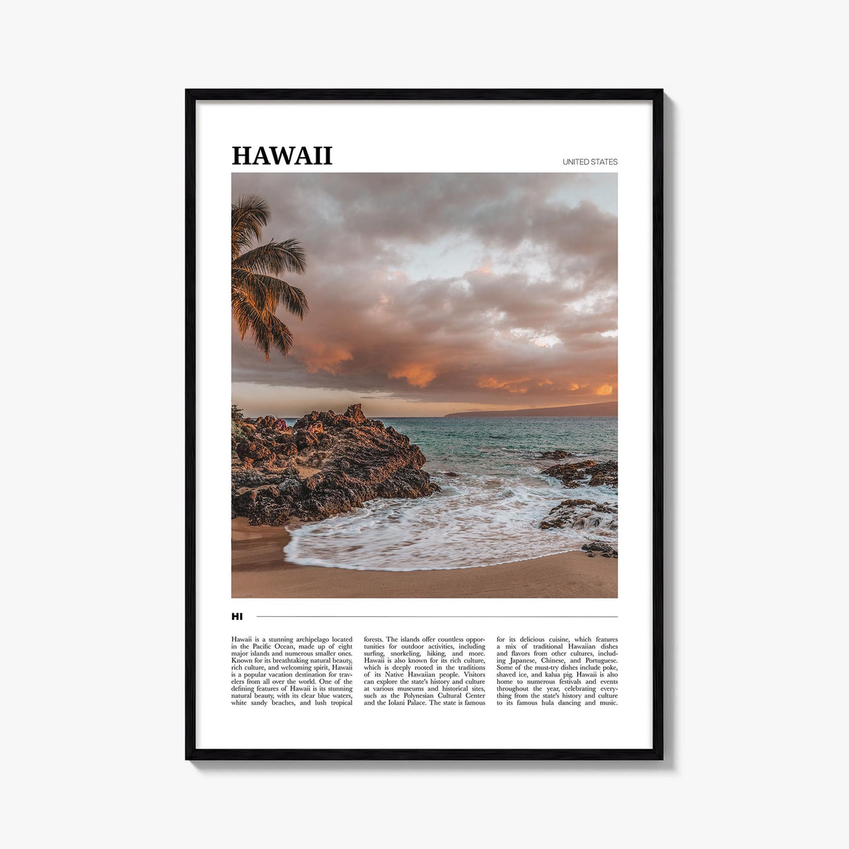 Hawaii Travel No 3 Poster